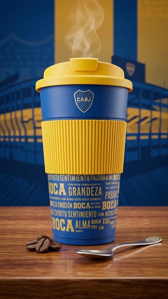 Vaso de café c/tapa amarilla