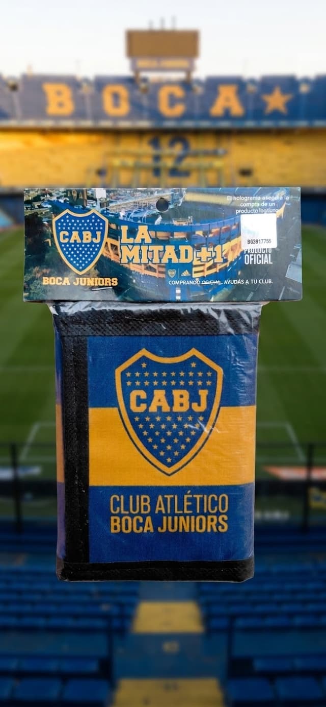 Billetera de tela con abrojo